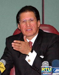 El fiscal general Washington Pesántez