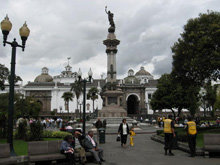 En la imagen, la Plaza de Armas de Quito, ciudad patrimonio Cultural de la Humanidad