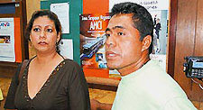 Familiares de la “resucitada” Noevia Serna Rivera. 
