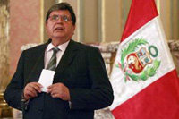 Alan García, presidente del Perú