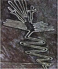 Las famosas líneas de Nazca, en perú