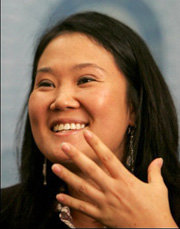 Keiko Fujimori tiene un 21% en intención de voto y se sitúa en segundo lugar de las preferencias