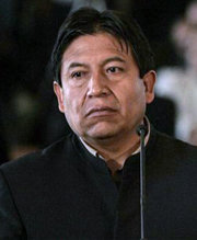 David Choquehuanca, canciller boliviano