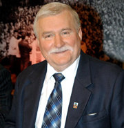 El ex presidente polaco Lech Walesa 