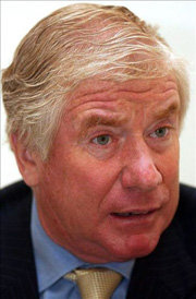 El ministro de Defensa chileno, Jaime Ravinet. 

