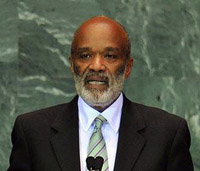 René Preval, presidente de Haití