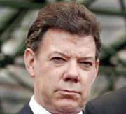 Juan Manuel Santos es de momento, el que mayor intención de voto registra de cara a las presidenciales de mayo