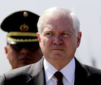 El secretario de Defensa, Robert Gates

