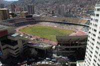 El estadio Hernán Siles Suazo de La Paz, a más de 3.500 mts de altura
