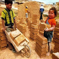 Niños trabajadores en algún país de Centroamérica...