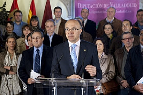 
El presidente de la Diputación de Valladolid, Ramiro Ruiz Medrano 