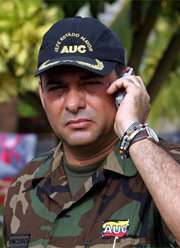 Salvatore Mancuso, ex máximo jefe de las fuerzas paramilitares, AUC en imagen de archivo