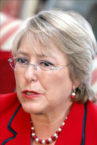 Michelle Bachelet, ex presidenta de Chile

