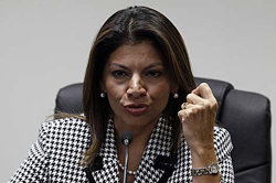 La presidenta de Costa Rica, Laura Chinchilla. 