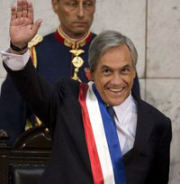 Piñera, en imagen de archivo, el día de su investidura como presidente de Chile

