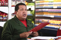 “El control cambiario ha funcionado de forma excelente en Venezuela” dice Hugo Chávez, presidente de Venezuela

