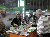 La Promoción turística de la Subbética en la estación de Santa Justa, considerada de gran éxito.
