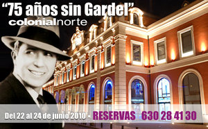 Carlos Gardel estará en Madrid durante tres días de Junio. 