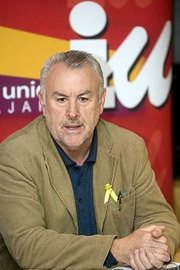 Cayo Lara, coordinador general de Izquierda Unida (IU)
