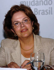 La candidata oficialista Dilma Rousseff