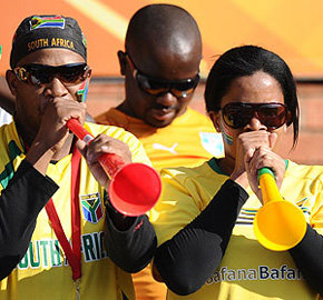 Las famosas “vuvuzelas” no serán prohibidas en el Mundial de Sudáfrica

