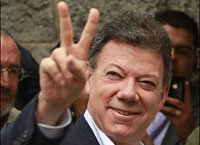 Juan Manuel Santos, presidente electo de Colombia