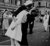 La célebre foto del beso en Times Square 