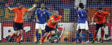 Holanda elimina a Brasil