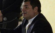 Rafael correa, presidente de Ecuador