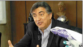 Humberto Roca, presidente de Aerosur