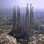 La catedral de la Sagrada Familia en Barcelona