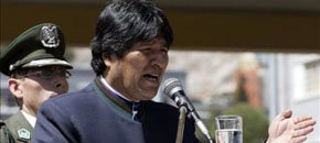Evo Morales, presidente de Bolivia