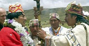 Valentín Mejillones (d), el narco que ungió a Evo Morales 

